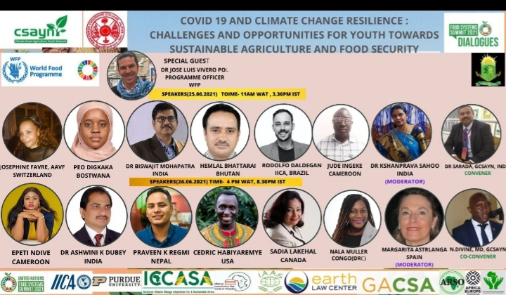 Independent Dialogue Series on Civid 19 and Climate Change Resilience…